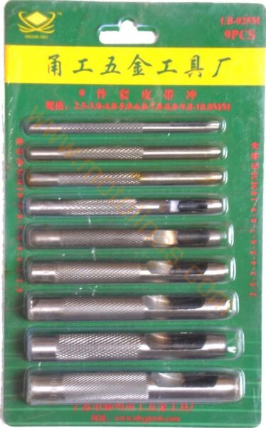 DERİ, CONTA, DELME APARATIT 10 PARÇA 2,5mm-10mm MODEL PROFESYONEL