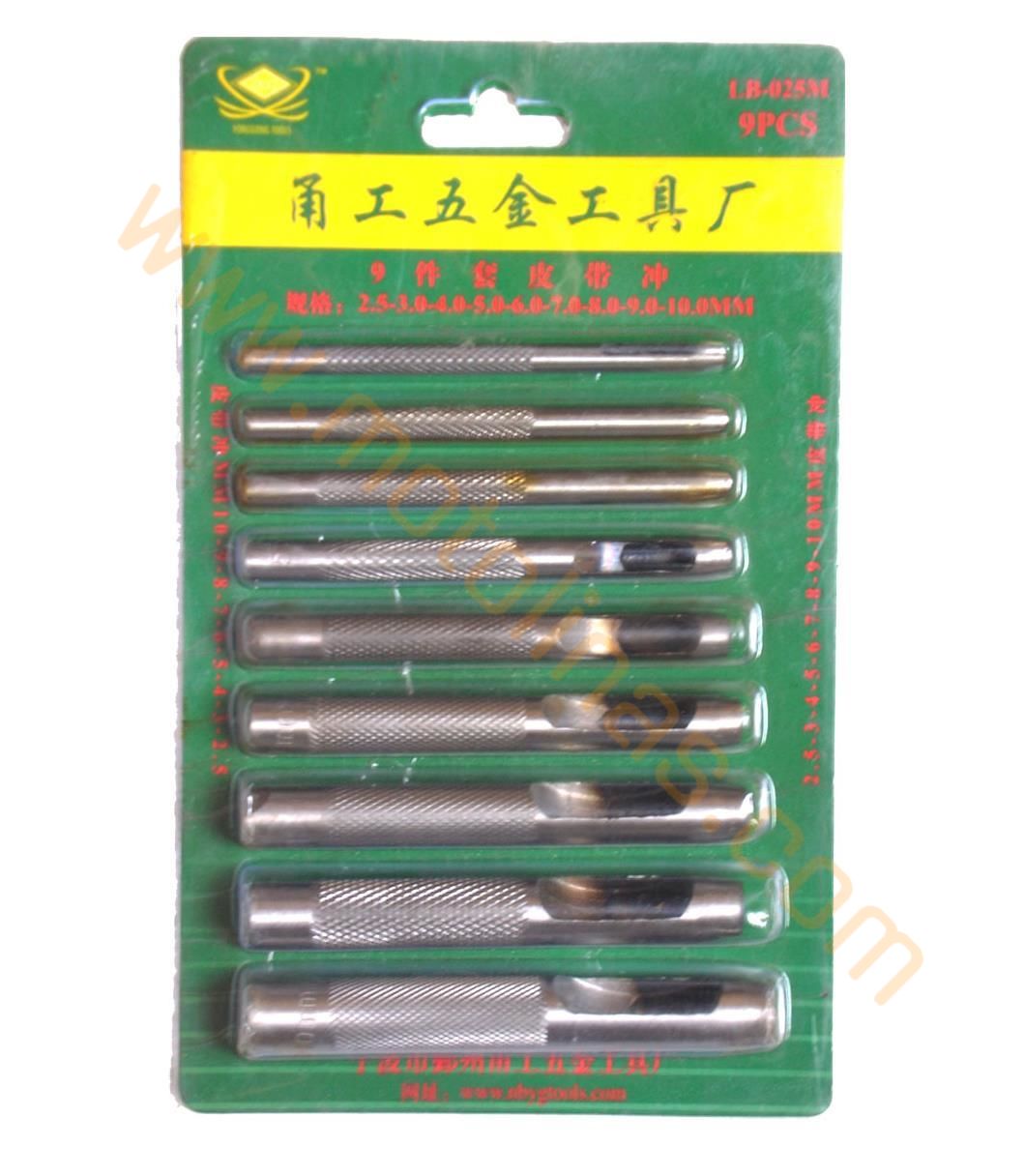DERİ, CONTA, DELME APARATIT 10 PARÇA 2,5mm-10mm MODEL PROFESYONEL