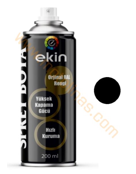 Parlak Siyah Sprey Boya 200 ML Çok Amaçlı