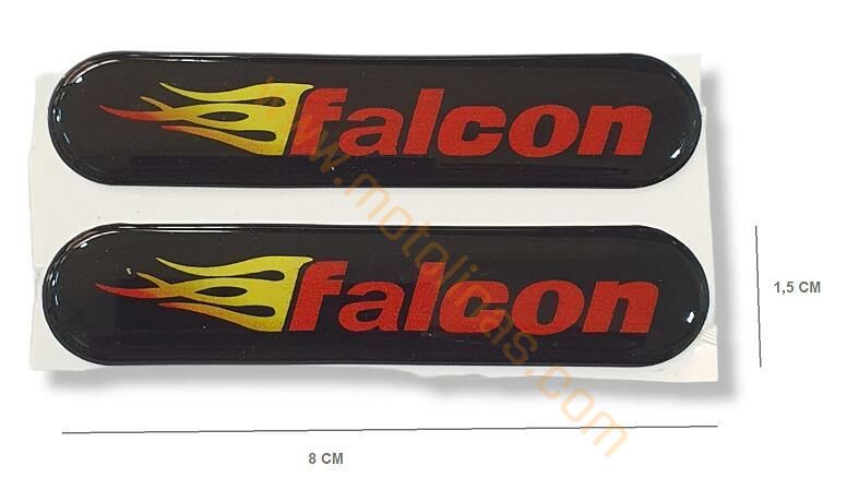 FALCON MOTOSİKLET UYUMLU STİCKER SETİ 2 ADET DAMLA ETİKET FALCON