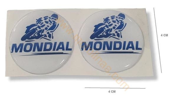 STİCKER DAMLA YUVARLAK MONDİAL 4X4cm TAKIM