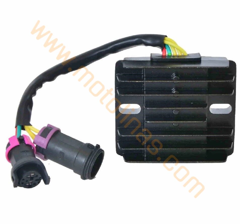 Konjektör, Regülatör [5 Kablo Çift Soket 3 Sarı 1 Yeşil 1 Kırmızı] - Atv, Loncin, Lx200