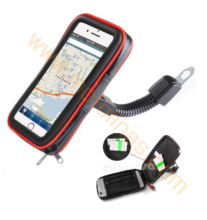 MOTOSİKLET TELEFON TUTUCU AYNA BAĞLANTILI A KALİTE İTHAL