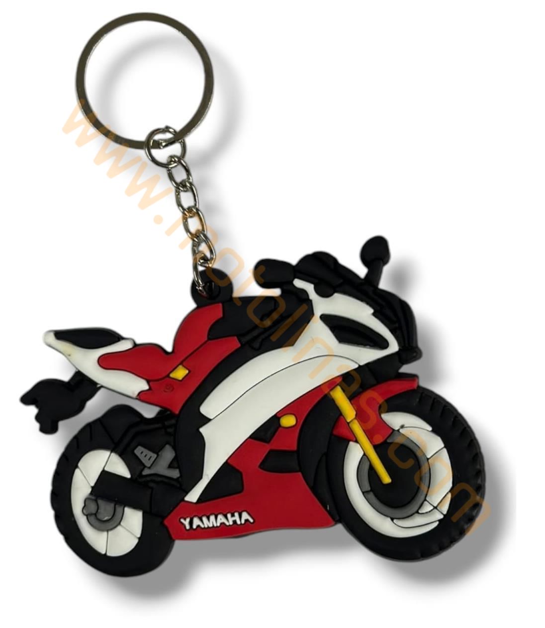 MOTOSİKLET UYUMLU ANAHTARLIK MASKOT SİLİKON İTHAL YAMAHA KIRMIZI