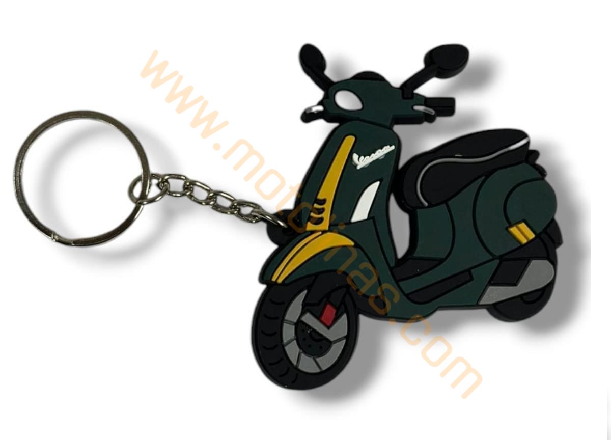 MOTOSİKLET UYUMLU ANAHTARLIK MASKOT SİLİKON İTHAL VESPA ANAHTARLIK